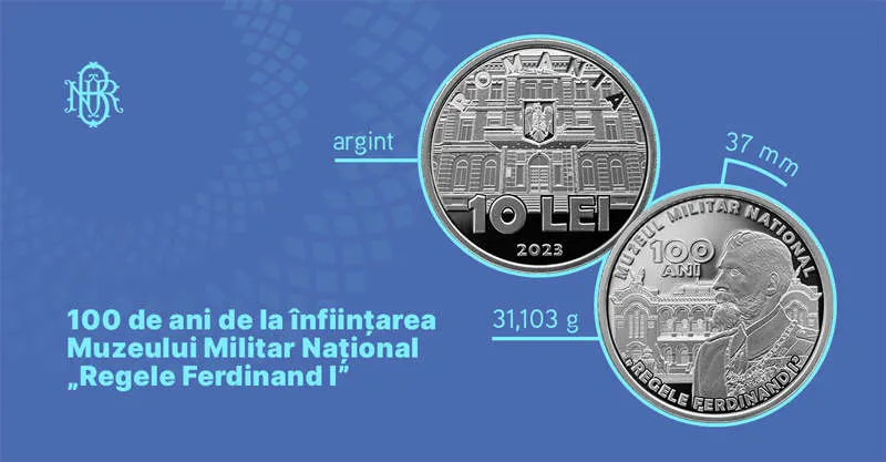 BNR lansează moneda de 10 lei - Cum va arăta