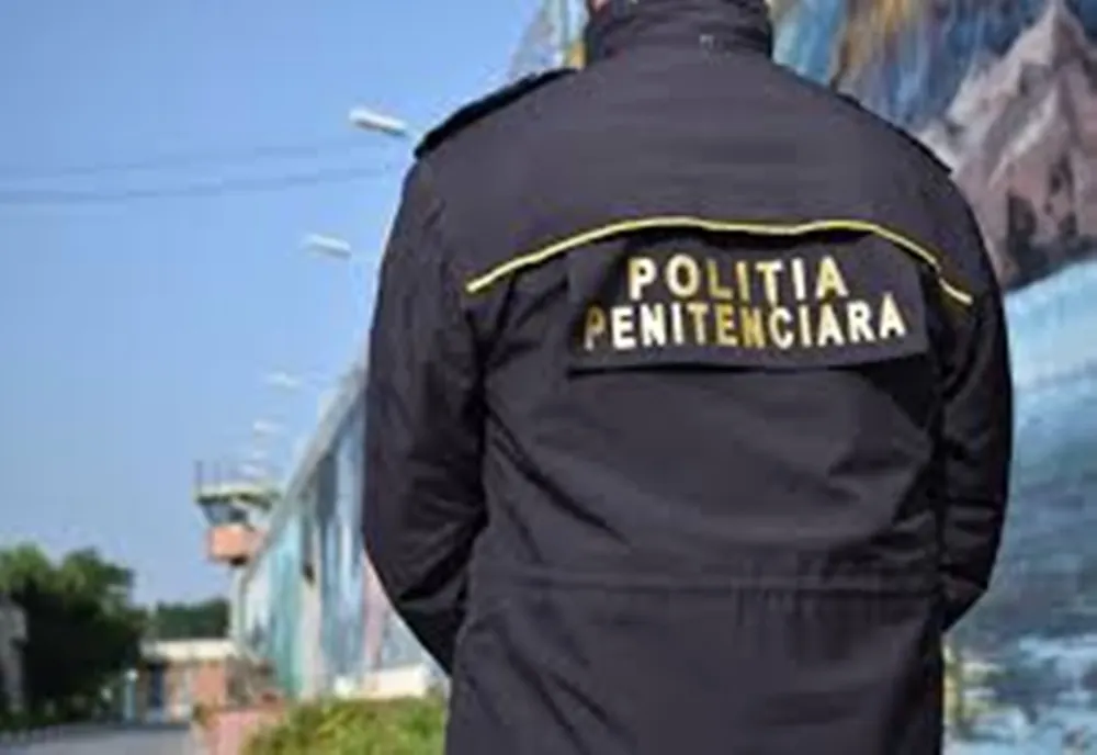 PROTEST AL POLIȚIȘTILOR DE PENITENCIARE LA MINISTERUL JUSTIȚIEI 