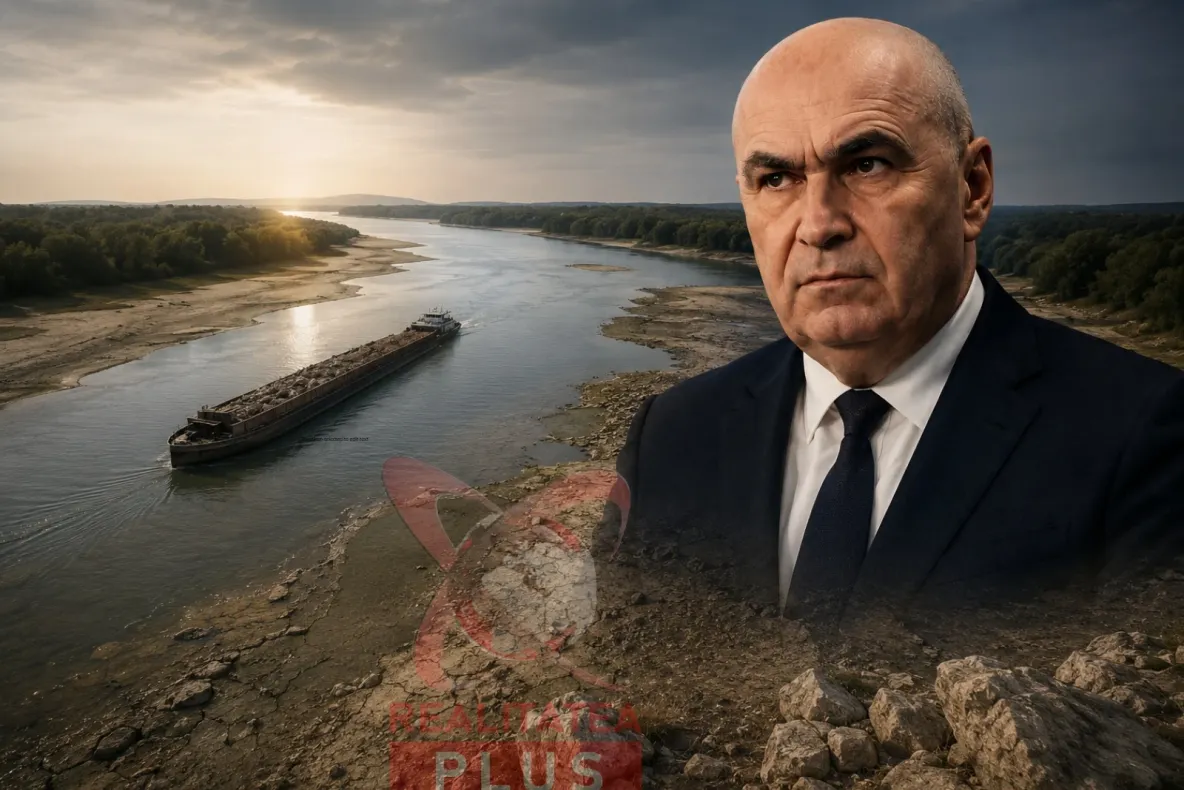 Bolojan dă bani din Fondul de rezervă pentru criza de pe Dunăre. Scufundarea barjelor n-a făcut prea mare lucru