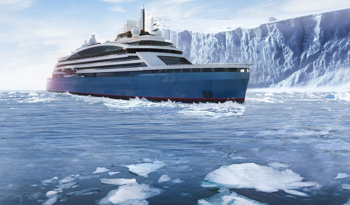 Cum arată prima navă de croazieră polară produsă în România