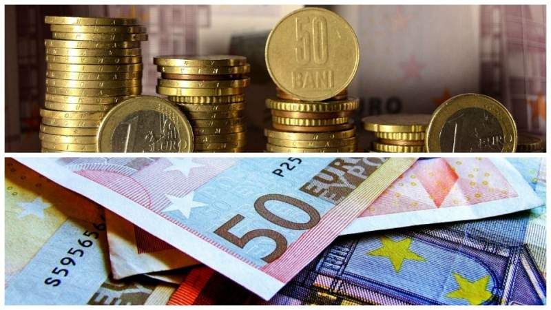 Euro se apropie de nivelul de 4,75 lei