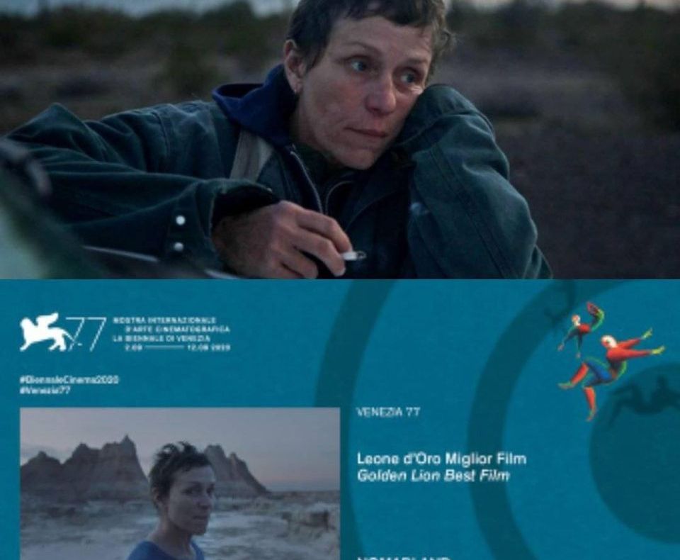 Leul de Aur de la Veneția, câștigat de "Nomadland", un film despre vieți ruinate de crize financiare