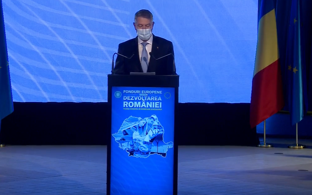Klaus Iohannis la prezentarea Planului de redresare și reziliență: Putem utiliza 30 de mld de euro, este o oportunitate istorică