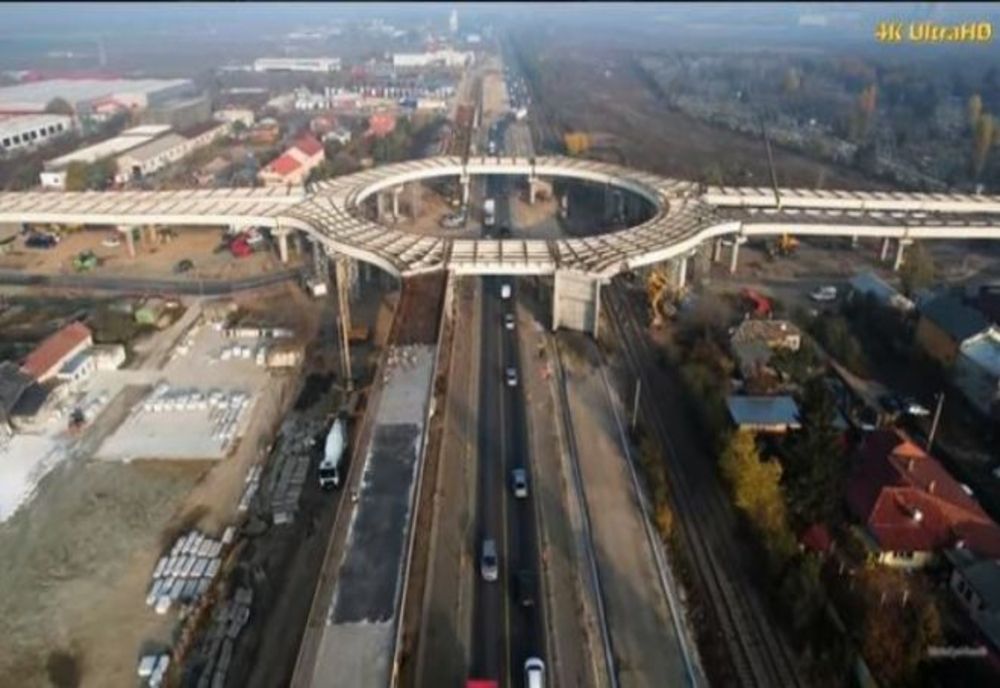 Cum arată forma finală a pasajului Domnești, care va fluidiza traficul în cea mai aglomerată intersecţie de pe Centura Capitalei
