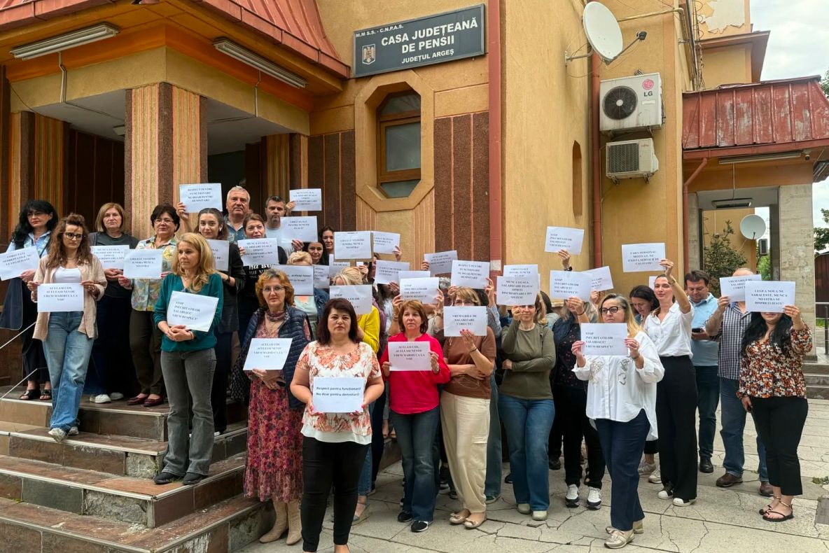 Val de proteste la casele de pensii din cauza legii salarizării