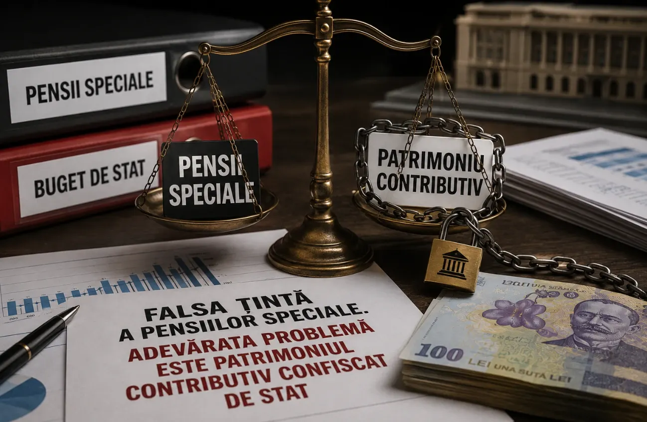 Daniel Udrescu: Falsa țintă a pensiilor speciale. Adevărata problemă este patrimoniul contributiv confiscat de stat