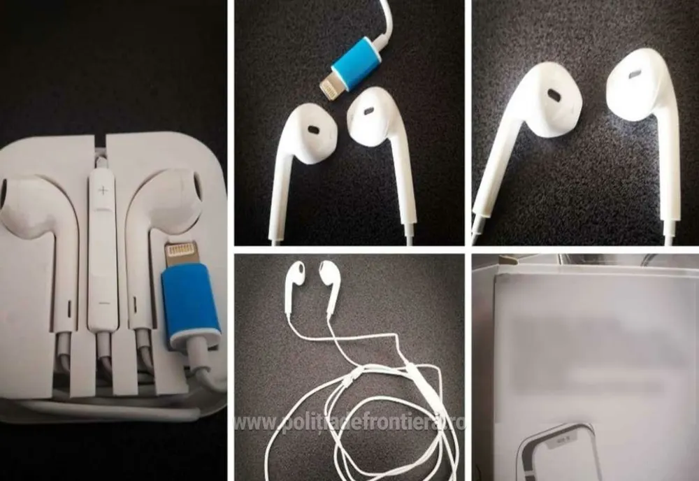 Mii de căști wireless contrafăcute, depistate în Portul Agigea