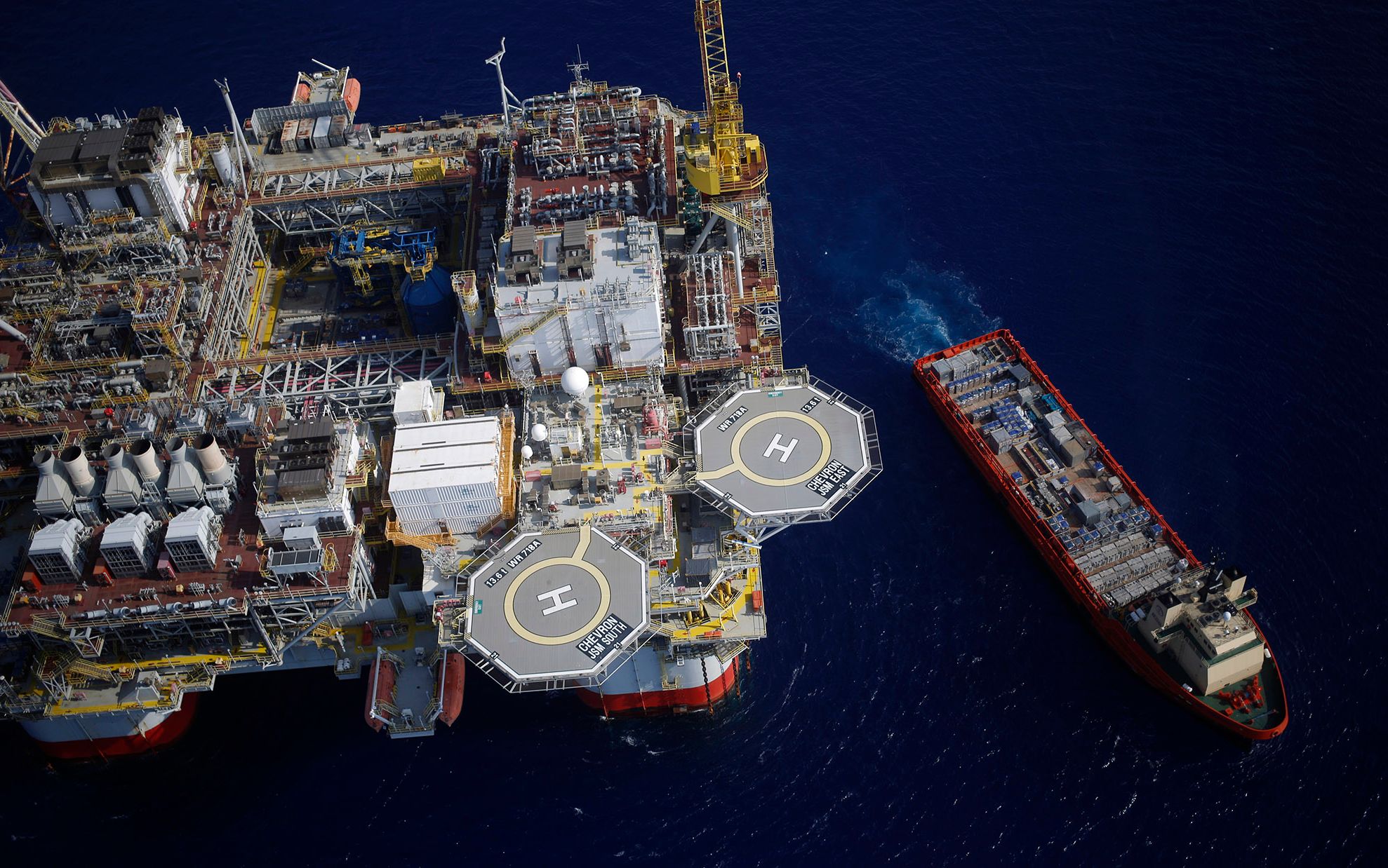 Chevron Corp. Jack/St. Malo Platform As Big Oil Rivals Shale In Gulf
