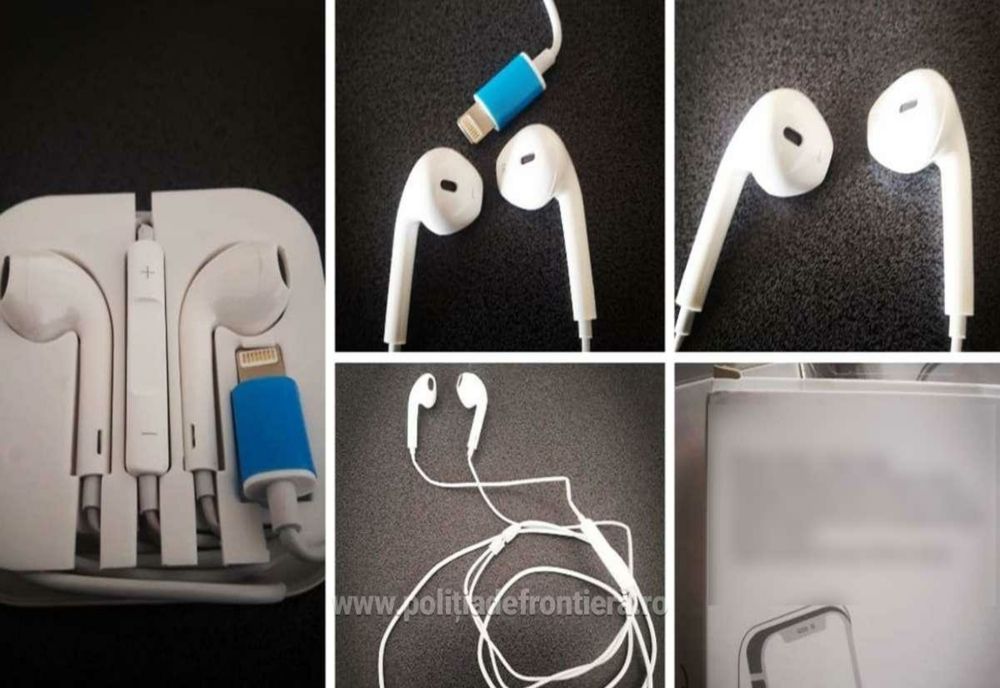 Mii de căști wireless contrafăcute, depistate în Portul Agigea
