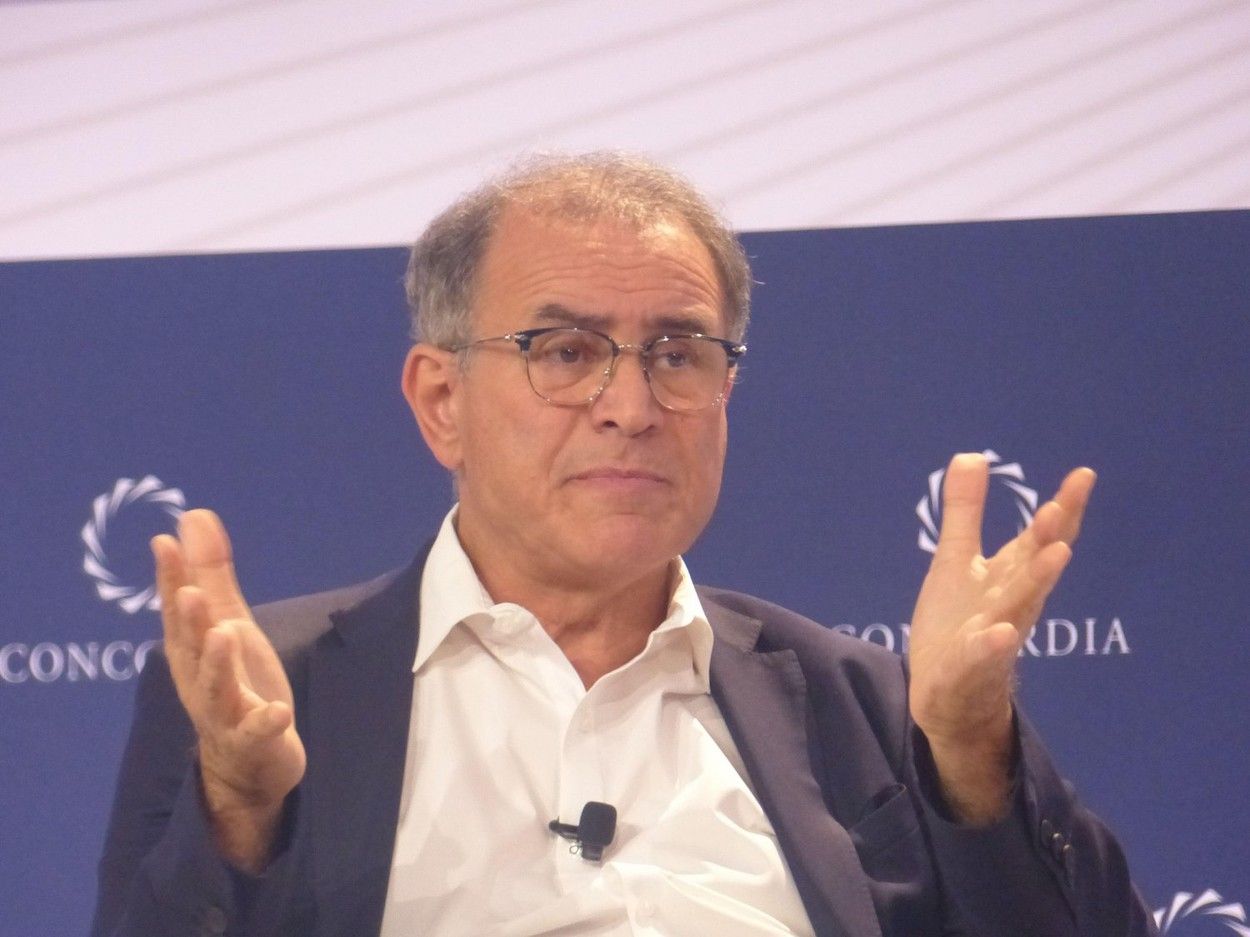 Concordia Summit 2022, Sheraton-Midtown, New York, NY. 21 September, 2022. Appearing at the Concordia Summit 2022 in New York, renowned NYU Economist Professor Nouriel Roubini joins the BBCs Suzanne Kianpour in conversation, to discuss the Ten most dange