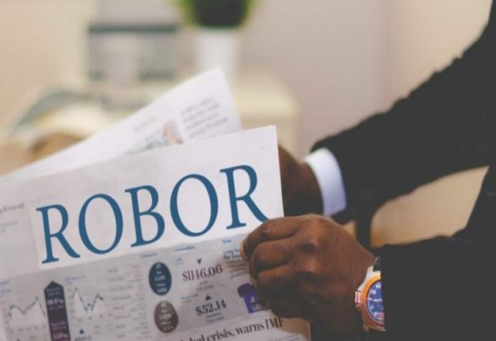 Indicele ROBOR la trei luni a coborât la 6,30% pe an