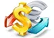 Dolarul trece de pragul de 4 lei, în timp ce euro scade ușor